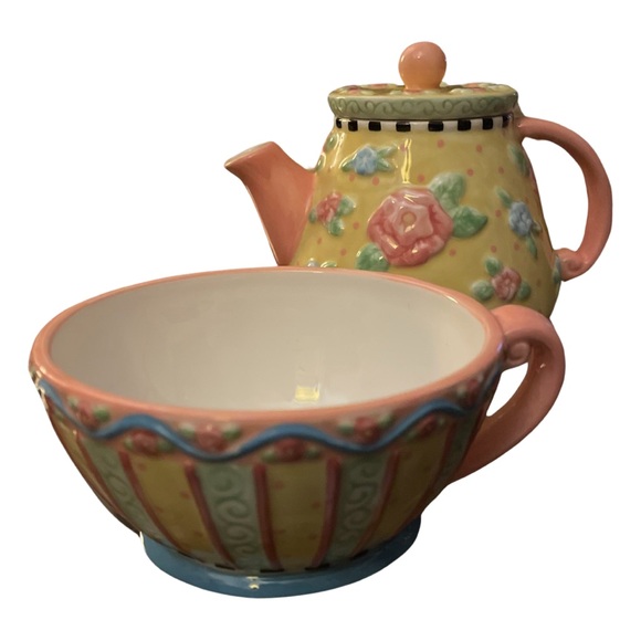 Mary Engelbreit Tea for One 2000 ME Ink Michel & Company - NIB - Picture 3 of 13